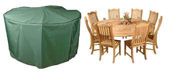 Available to order from 26/7/2021. Bosmere Premier 300cm 8 10 Seater Green Circular Patio Set Garden Furniture Cover 124 99
