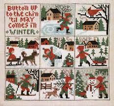 This is my last pattern for christmas 2017. Button Up Cross Stitch Pattern By The Prairie Schooler