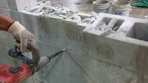 Cutting through concrete, as you may imagine, adds significant time and cost to a job. How To Make Opening In A Block Wall Youtube