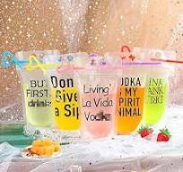 Amazon.com: Patelai 20 Sets Party Drink Pouches with Straws Plastic Juice  Pouches for Adults with Reclosable Clear Zipper Energy Drink Bags Beverage  ...