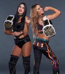 The wwf women's tag team championship was a women's professional wrestling tag team title in the world wrestling federation (wwf, now wwe). The Iiconics Women S Tag Team Champion Wwe Girl Wrestlers Wwe Girls Wwe Female Wrestlers