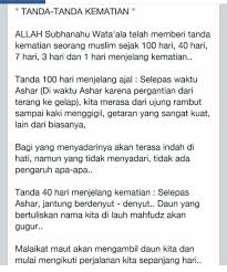 Maybe you would like to learn more about one of these? Tanda Tanda Nak Mati