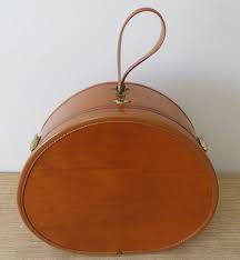 Reserved Vintage Samsonite Train Hat Box Luggage Style 4620 Hat Case Saddle Brown Mid Century Train Case
