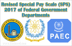 revised special pay scale sps 2017 of federal government