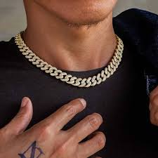 A gold link chain will help you stand out from the crowd and compliment any of your existing pendants or jewelry. The Lion Heart 12mm 2 Rows Iced Out Cuban Link Chain 14k Gold Plate Bling Proud Urban Jewelry Online Store
