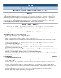 The best resume sample for your job application. Insurance Representative Resume Example Template For 2021