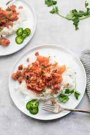 Tandoori Ground Chicken With Potatoes Recipe Chicken Potatoes Indian Food Recipes Ground Chicken