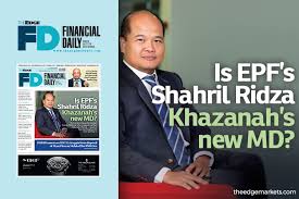 Bu bağlamda büyümek, fona enjekte edilen finansal sermayeyi korurken yatırımların değerini sürdürülebilir bir şekilde artırmaktır. Is Epf S Shahril Ridza Khazanah S New Md The Edge Markets
