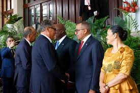 Akhannouch Represents King Mohammed VI at São Tomé President’s Inauguration
