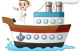 Cartoon Ship Captain Pointing On A Ship Royalty Free Vector Cartoon Boat Cartoon Ship Design Psd Download Premium Psd Cartoon Ships Ship Drawing Boat Cartoon