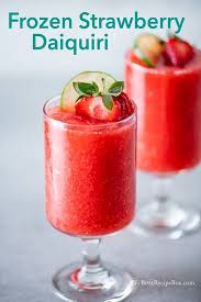 Strawberry Daiquiri Recipe Frozen Blended Cocktail Best Recipe Box Recipe In 2020 Daiquiri Recipe Strawberry Daiquiri Blended Cocktail Recipes