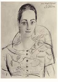 Pablo picasso le char romain 32769 3449. Pablo Picasso Portrait Angela Rosengart Postkarte Cardandart
