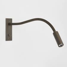 Astro 1295003 Leo Bronze Flexible Led Wall Reading Light With Switch Ideas4lighting Sku35164i4l