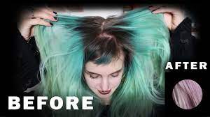 How To Get Rid Of Green Hair Without Bleach Manic Moth Youtube