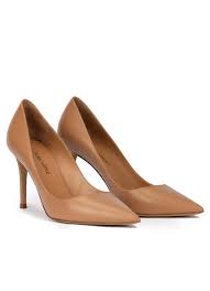 Synthetic 。 。 toe style: Camel Leather Pointy Toe Pumps Pura Lopez