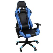 You can find a large inventory of gaming chairs at staples with contrasting blue and black upholstery. Gtxman Gaming Chair Racing Style Office Chair Video Game Chair Breathable Chair Ergonomic Heavy Duty 350lbs Esports Chair Lightblue Computer Gaming Chairs