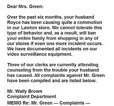 These employee warning letters are free and will help you handle inappropriate behavior. Women Receives A Letter From Walmart Stating 15 Hilarious Reasons For Banning Her Husband Cheezcake Parenting Relationships Food Lifestyle
