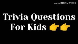 If you know a lot about video game trivia then this is definitely for you. Trivia Questions For Kids Easy Trivia Quiz For Kids Teens Simple Trivia Quizzes Youtube