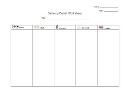 I Created This So I Could Use It For A Mini Lesson On Adding Sensory Detail Into A Narrative I Figured I D Share It In Ca In 2020 Sensory Details Mini