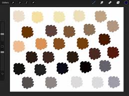 The palette is split in 3 because there are 72 colors and a procreate palette can only contain 30. Hair Color Palette For Procreate Ebb And Flow Creative Co