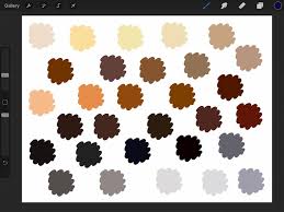 The palette is split in 3 because there are 72 colors and a procreate palette can only contain 30. Hair Color Palette For Procreate Ebb And Flow Creative Co