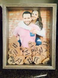 Hobby Lobby Heart Shadow Box Guest Book Bridal Shower Guest Book Bridal Shower Rustic Bridal Shower Guest