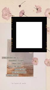 Login Instagram Bingkai Foto Seni Buku Poster Bunga