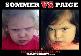 Evil Baby Glare-Off 2014: ROUND ONE