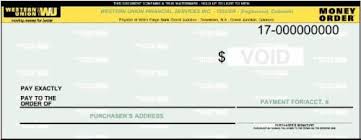 It is a prepaid money order so it is a safer method of payment they can pick up the money at any nearby western union location. Western Union Money Order 1 Ea Dillons Food Stores