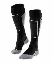 Woolen items after washing can become coarser, fade and decrease in size. Skiing Socks Sk4 Men Black Falke