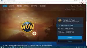 Tutorial Simple Y Rapido Para Agregar Tiempo Al Wow Con Cuenta Rut 2019 Youtube
