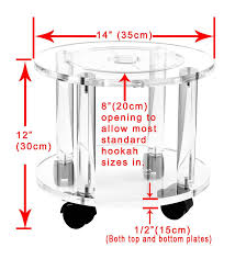 Robot Check Acrylic Furniture Clear Acrylic Hookah