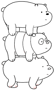 These are much easier to draw than the normal we bare bearsand the easy instructions for drawing these three bears. How To Draw Grizzly Panda And Ice Bear From We Bare Bears Bearstack How To Draw Step By Step Drawing Tutorials