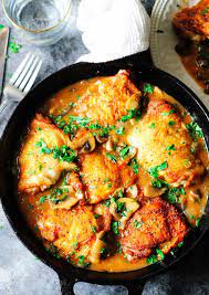 Tender chicken thighs, mushrooms and plenty of rich, buttery white wine sauce is what makes this a instant pot chicken chasseur is ready on your table in 30 minutes. Chicken Chasseur French Hunter S Chicken Eating European