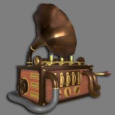 ArtStation - Steampunk Gramophone