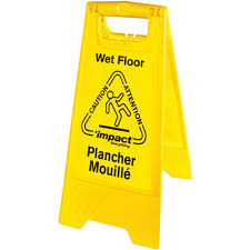 Caution wet floor sign printable. Bulk Impact Products English Spanish Wet Floor Sign Imp9152wct