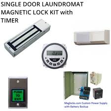 With a home key you can use your iphone or apple watch to unlock your door by placing your device near the lock. Laundromat Magnetic Lock Door Kit With Programmable Timer