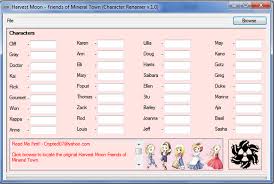 We support all android devices such as samsung you can experience the version for other devices running on your device. Harvest Moon Friends Of Mineral Town Character Renamer V1 0 Harvest Moon Friends Of Mineral Town Gba 2003 Forum Neoseeker Forums