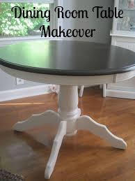 High top dining room table with bench and chairs. Craigslist Dining Table Makeover Tutorial Ronde Eettafel Tafel Pimpen Ronde Tafel