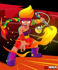 Amber Brawlstars In 2020 Star Art Star Character Star Wallpaper