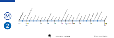 Ligne 12 du métro de paris) is one of the sixteen lines of the paris métro. Paris Metro Line 2 Map Schedule Ticket Stations Tourist Info