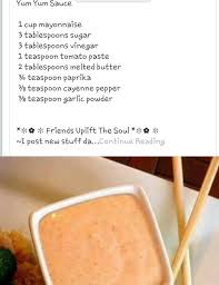 Yum Yum Sauce Yum Yum Sauce Recipes Food