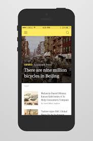 News Reader App Template App Design Ios App Design Mobile Design Inspiration