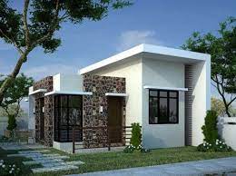Desain Atap Rumah Datar Untuk Tampilan Kontemporer Modern Small House Design Bungalow House Plans Minimalist House Design