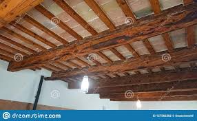 Photo About A Classical Ceiling Made Of Wood And Brick Image Of Classical Brick Made 127582382 Wood Ceilings Brick Wood