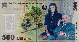 Aversul bancnotei reprezintă tema pasiunii și creativității poetului, partea artistică. Faza Zilei Monica Columbeanu Pe Bancnota De 500 De Lei Ora
