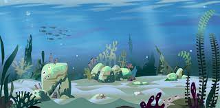 Under The Sea Concept Art And Under The Sea Drawings Sea Illustration Vector Sea Drawing