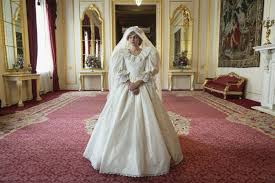 Tiktok user and bridal knitwear the dress was also embellished with small, red tomatoes, to fit the wedding's theme. The Princess Diana Wedding Dress The Crown Didn T Show
