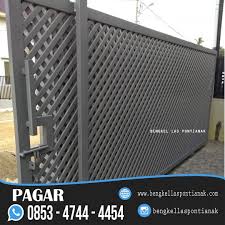 Maybe you would like to learn more about one of these? Pagar Motif Jaring Model Pagar Bengkel Las Pontianak Facebook