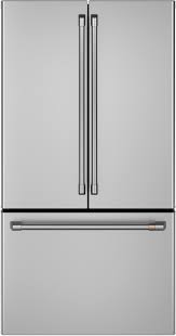 Bosch counter depth refrigerator, serviced. Cafe Cwe23sp2ms1 36 Inch Counter Depth French Door Smart Refrigerator With 23 1 Cu Ft Capacity Twinchill Evaporators Temperature Controlled Drawer Wi Fi Internal Water Ice Dispenser Ada Compliant And Energy Star Stainless Steel With Brushed